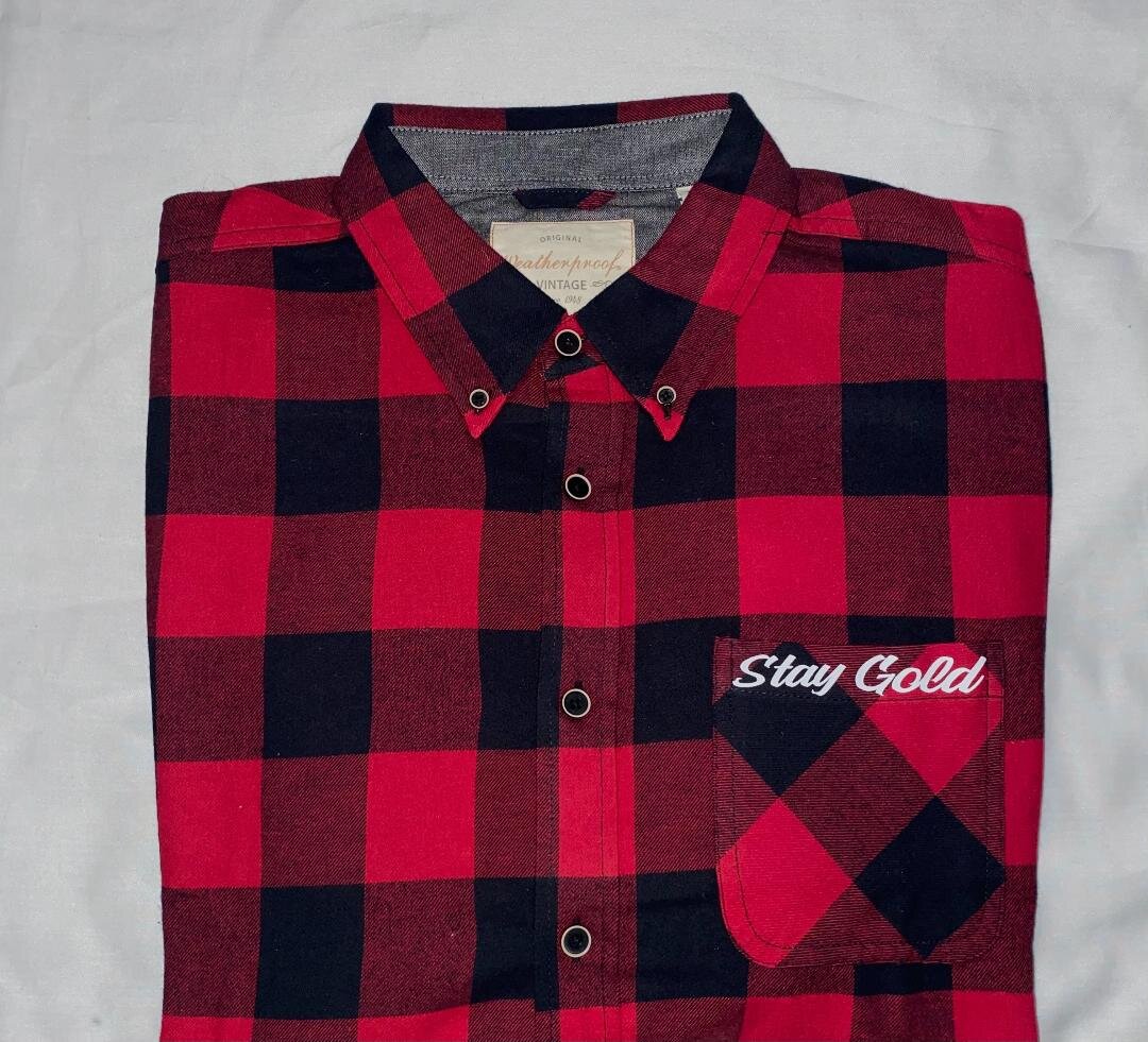 Stay Gold Pocket Flannel