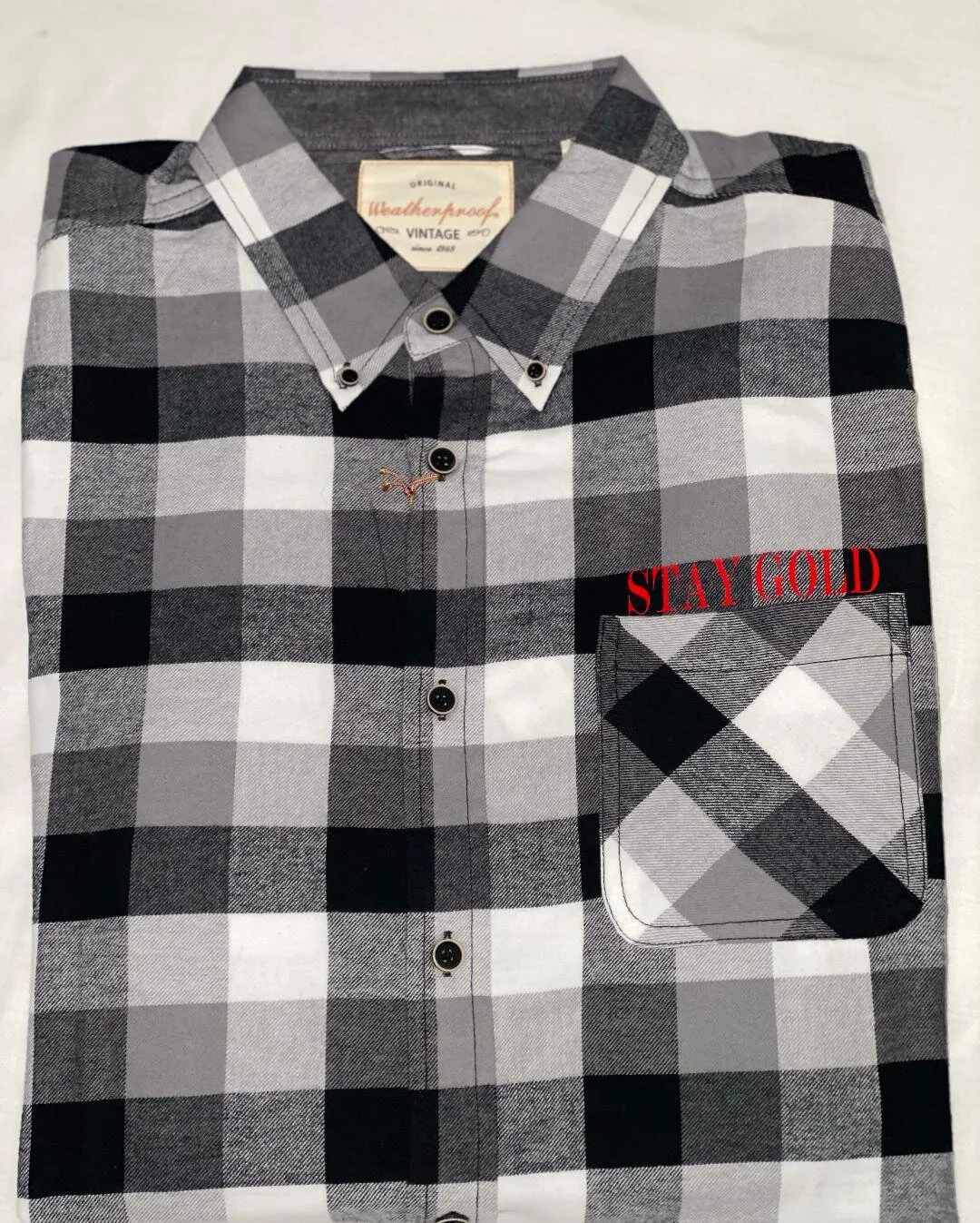 black and white stay gold flannel.jpg