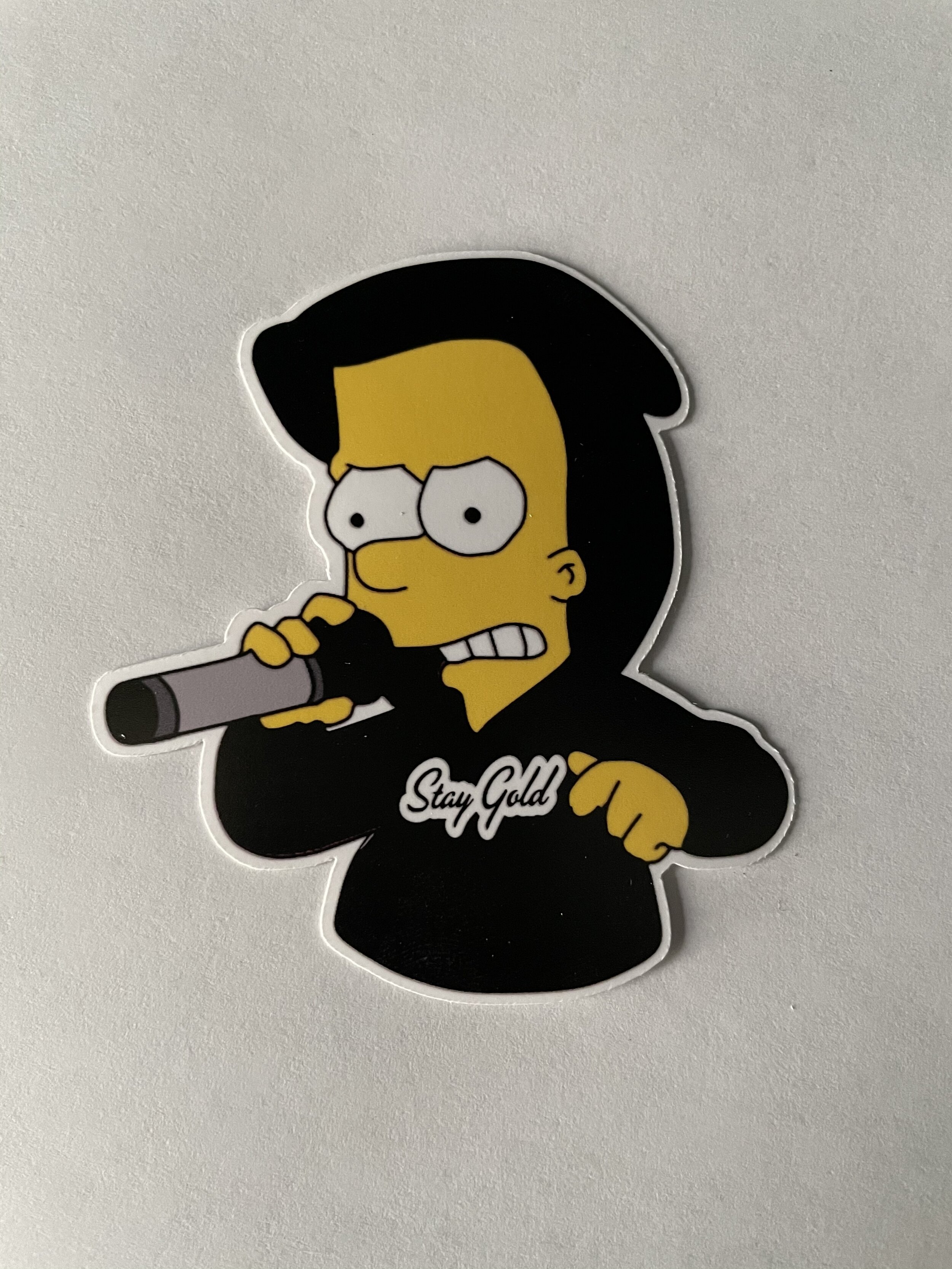 3" Steady Rappin Bart Sticker