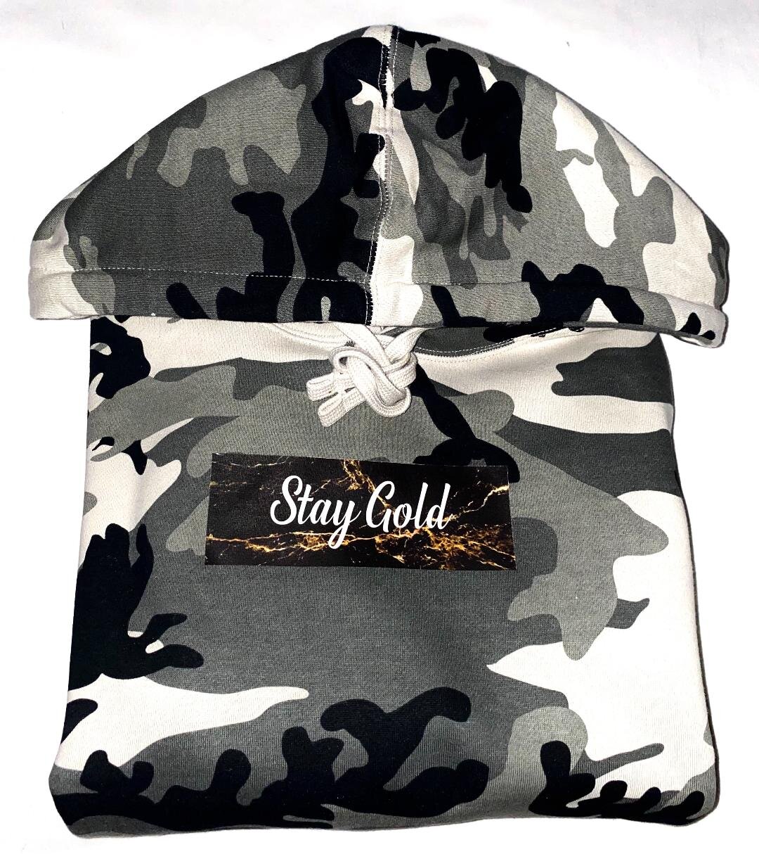 Stay Gold Crackle Hoodie