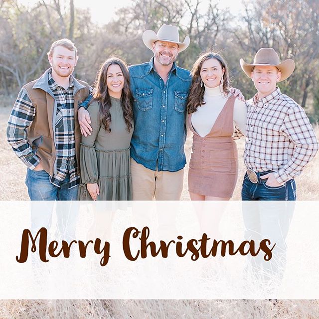 Merry Christmas from our family to yours. Praying blessings over you and yours as you celebrate the birth of our Savior.