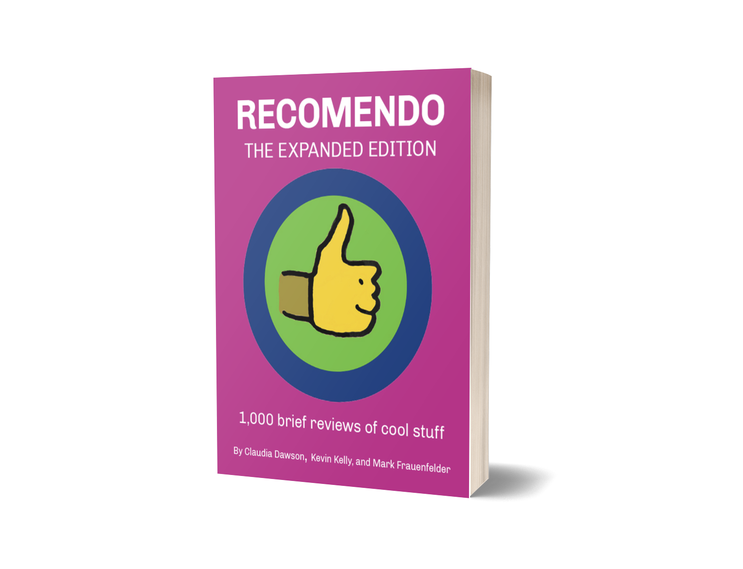 Check out our Recomendo book available in Black & White or Color.