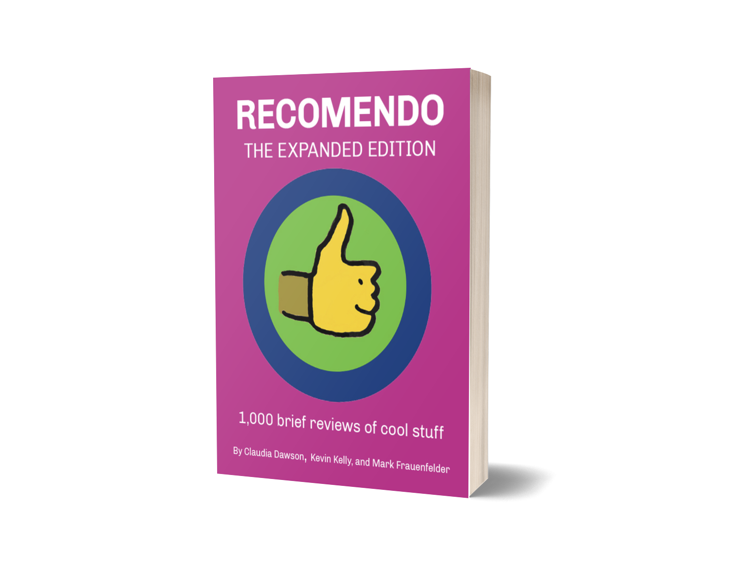 Check out our Recomendo book available in  Black &amp; White  or  Color .