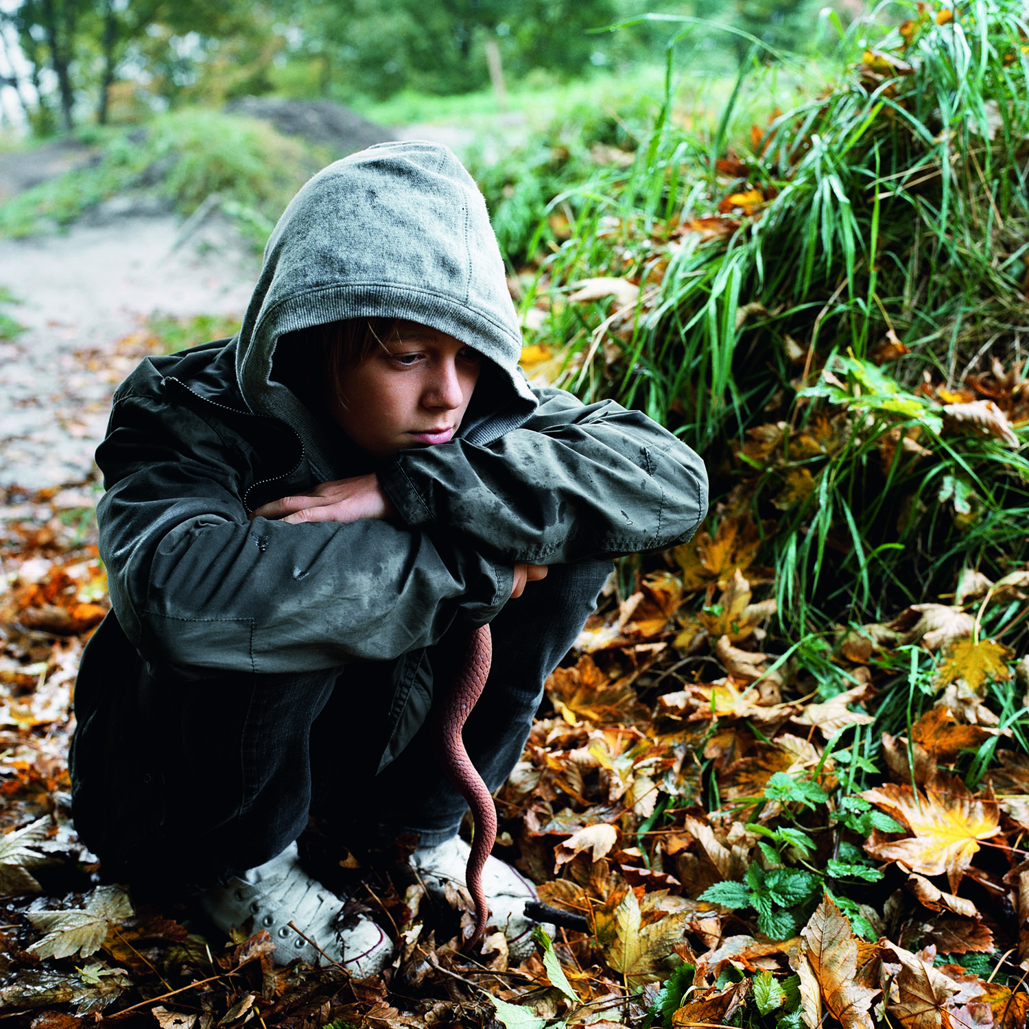 Johan with a snake, 2008