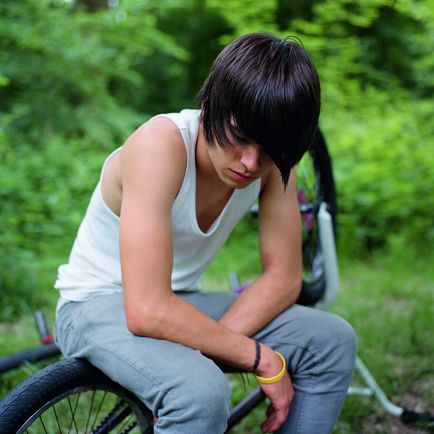 Matt on his bike, 2010