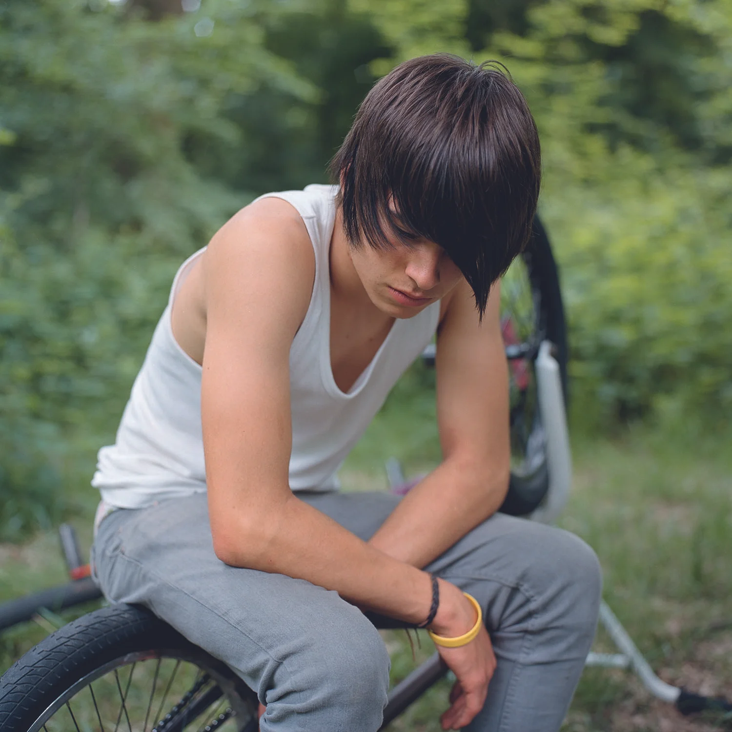Matt on his bike, 2010