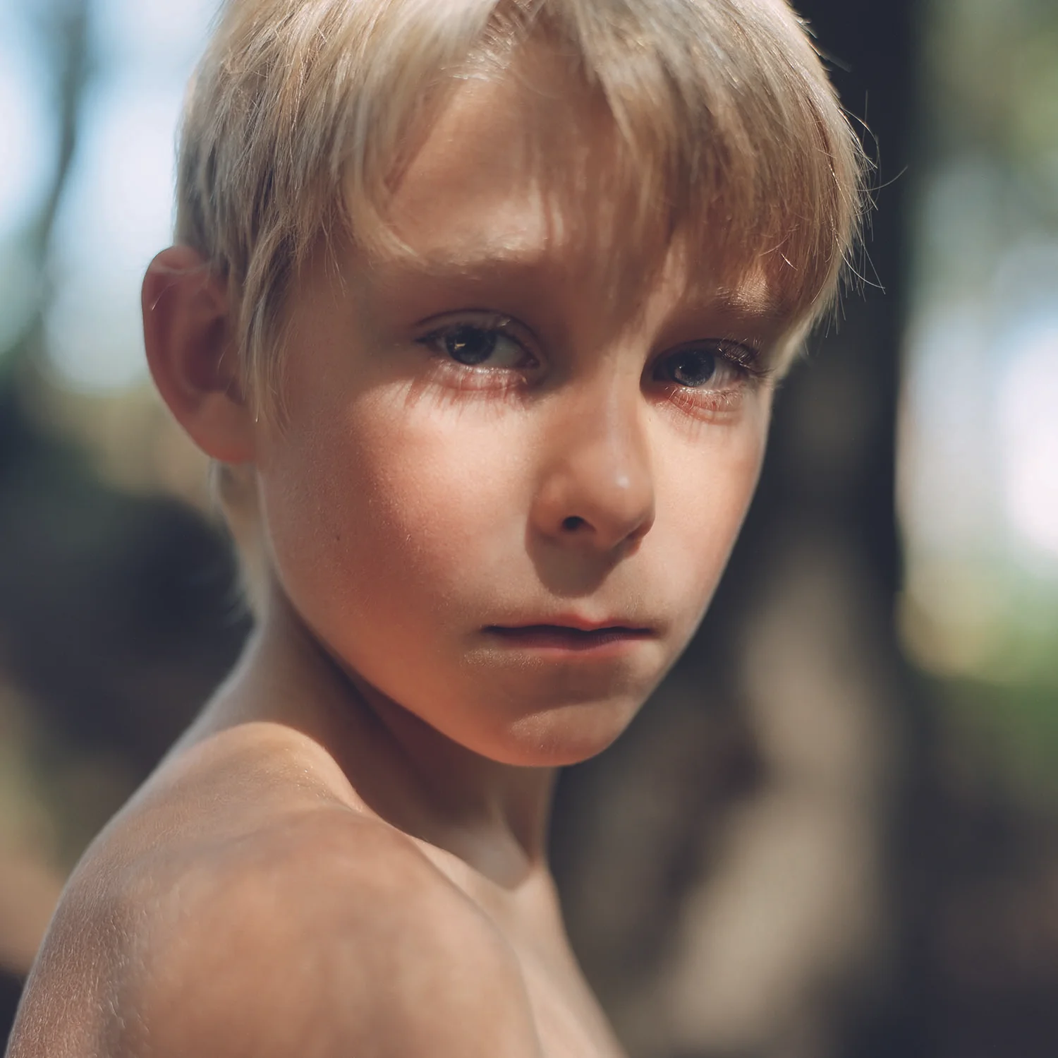 Patrick, outside the family portrait, 2002