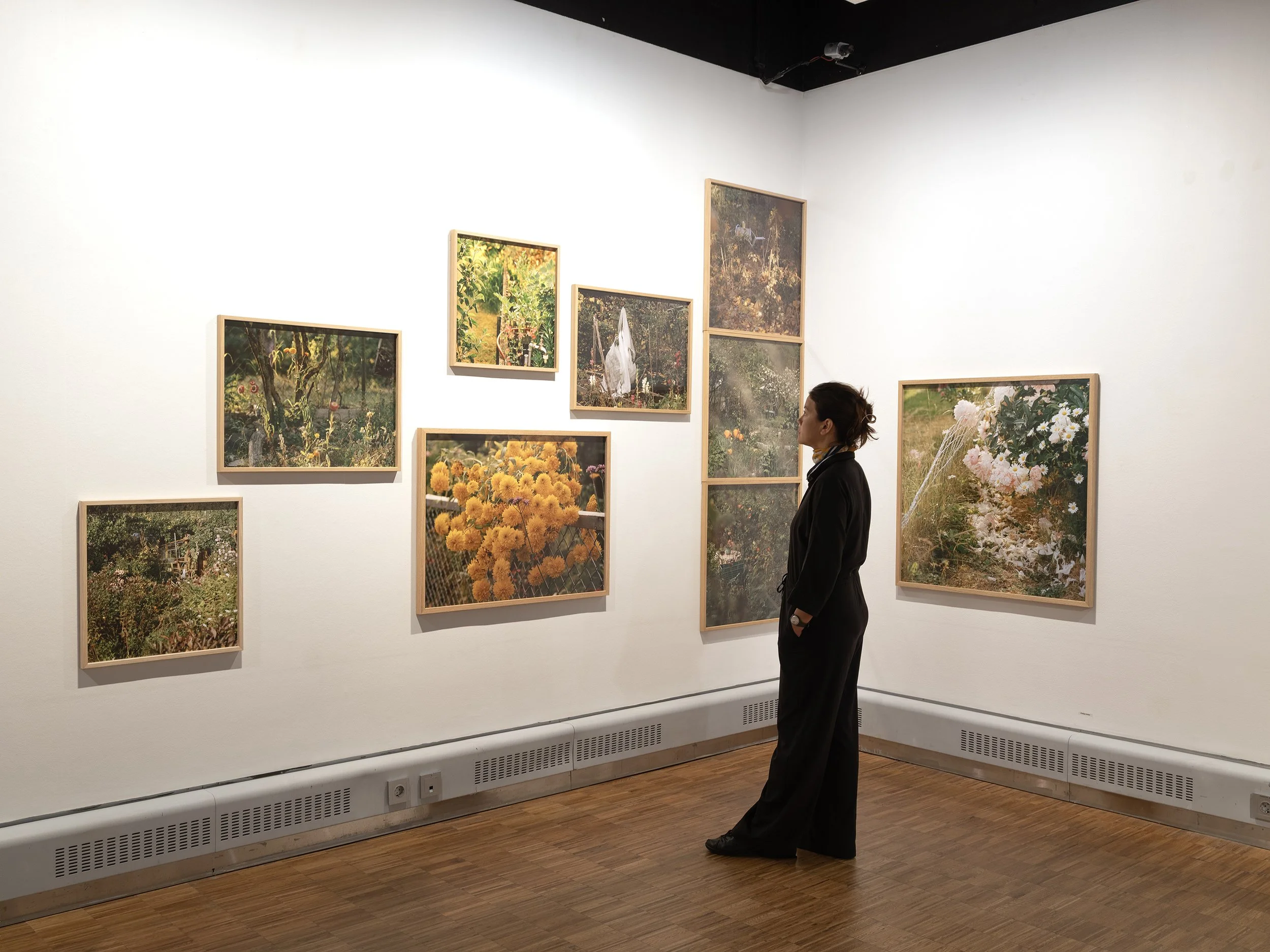 Oransje mot det grønne at Gamle Munch, Oslo in 2025. Group exhibition Prisms of Myopia