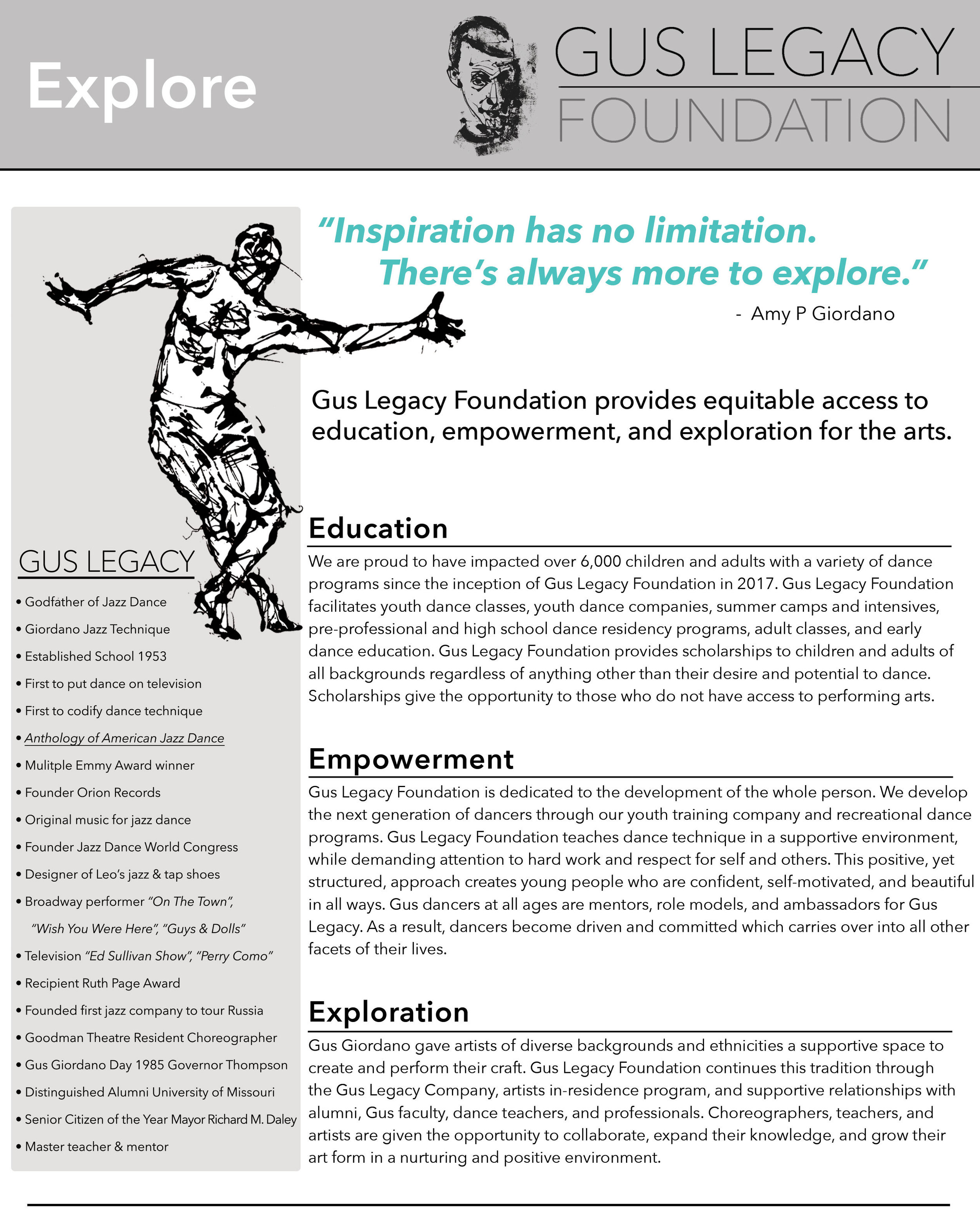Gus Giordano Dance Legacy Foundation
