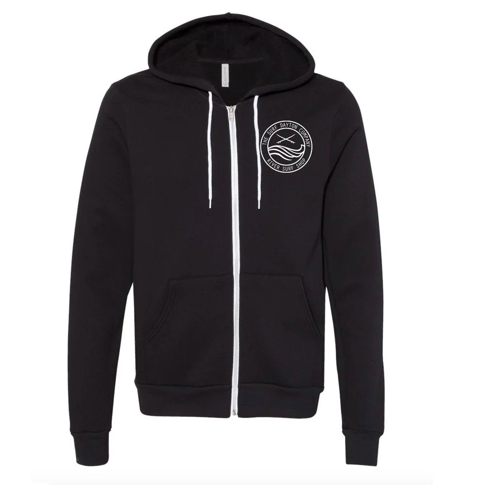 Surf Shop Zip Up Hoodie — Surf Dayton