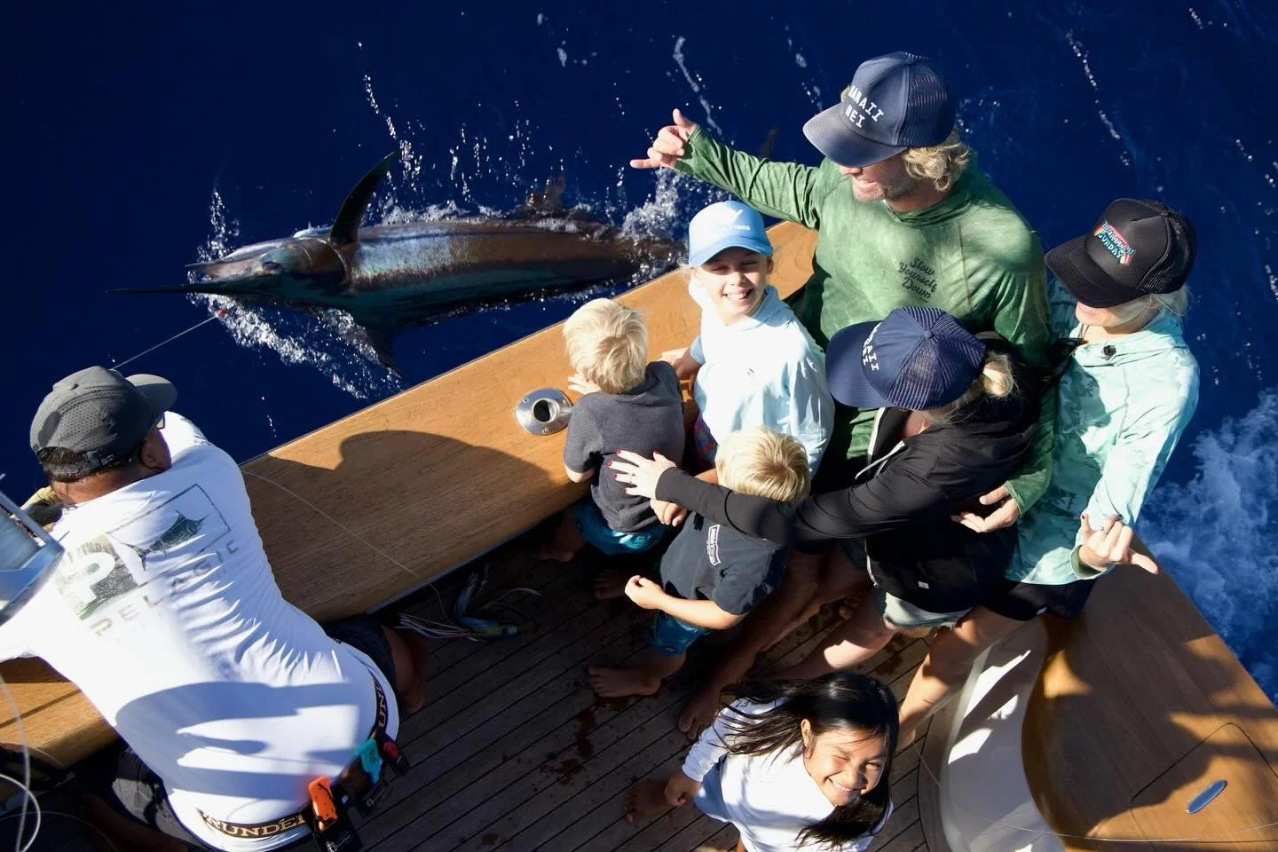 Family fun on Marlin Magic! Kaeo&rsquo;s blue caught on Marlin Magic Ruckus lure paired with a Fudo Kona Cut hook.
.
.
📸 @fishergal808 
.
.
#marlinmagic #marlinmagiclures #ruckus #fudofishing #pelagic