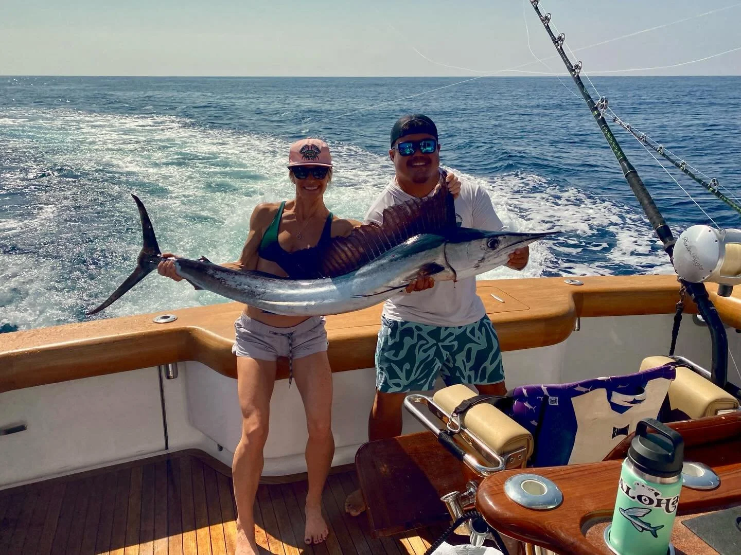 Happy Birthday, Meggan! 🥳 Nicely done&hellip;congratulations! Marlin Magic Baby Blue and Teardrop AP lures.
.
.
📸 @fishergal808 
.
.
#marlinmagic #marlinmagiclures #sportfishing #ono #spearfish