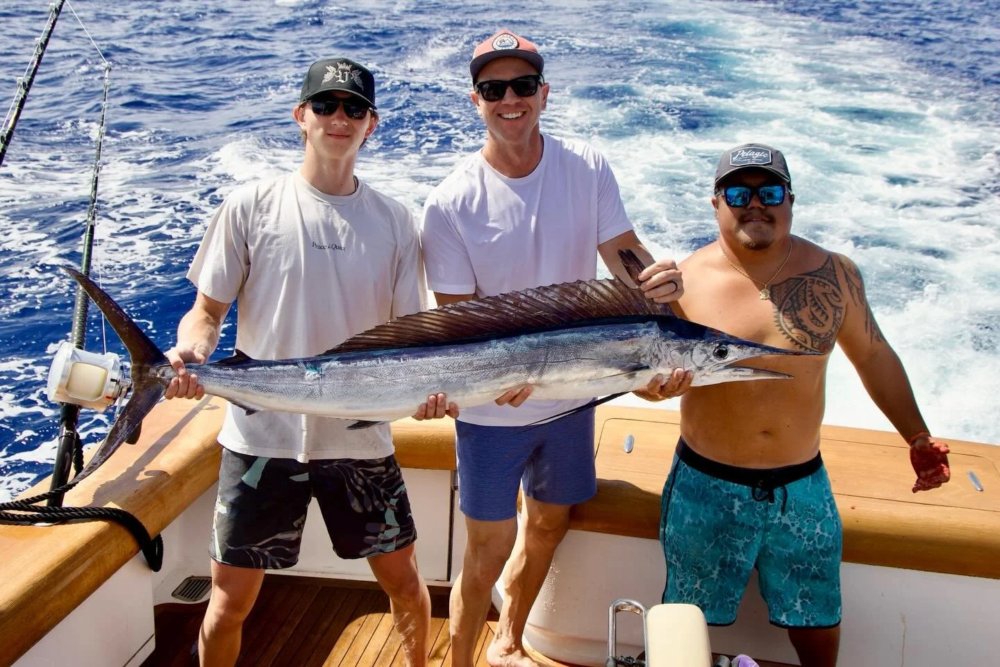 First spearfish for Maddix - congrats! Marlin Magic Teardrop AP lure + Fudo hook.
.
.
📸 @fishergal808 
.
.
#marlinmagic #spearfish #biggamefishing #oceantotable #fudofishing