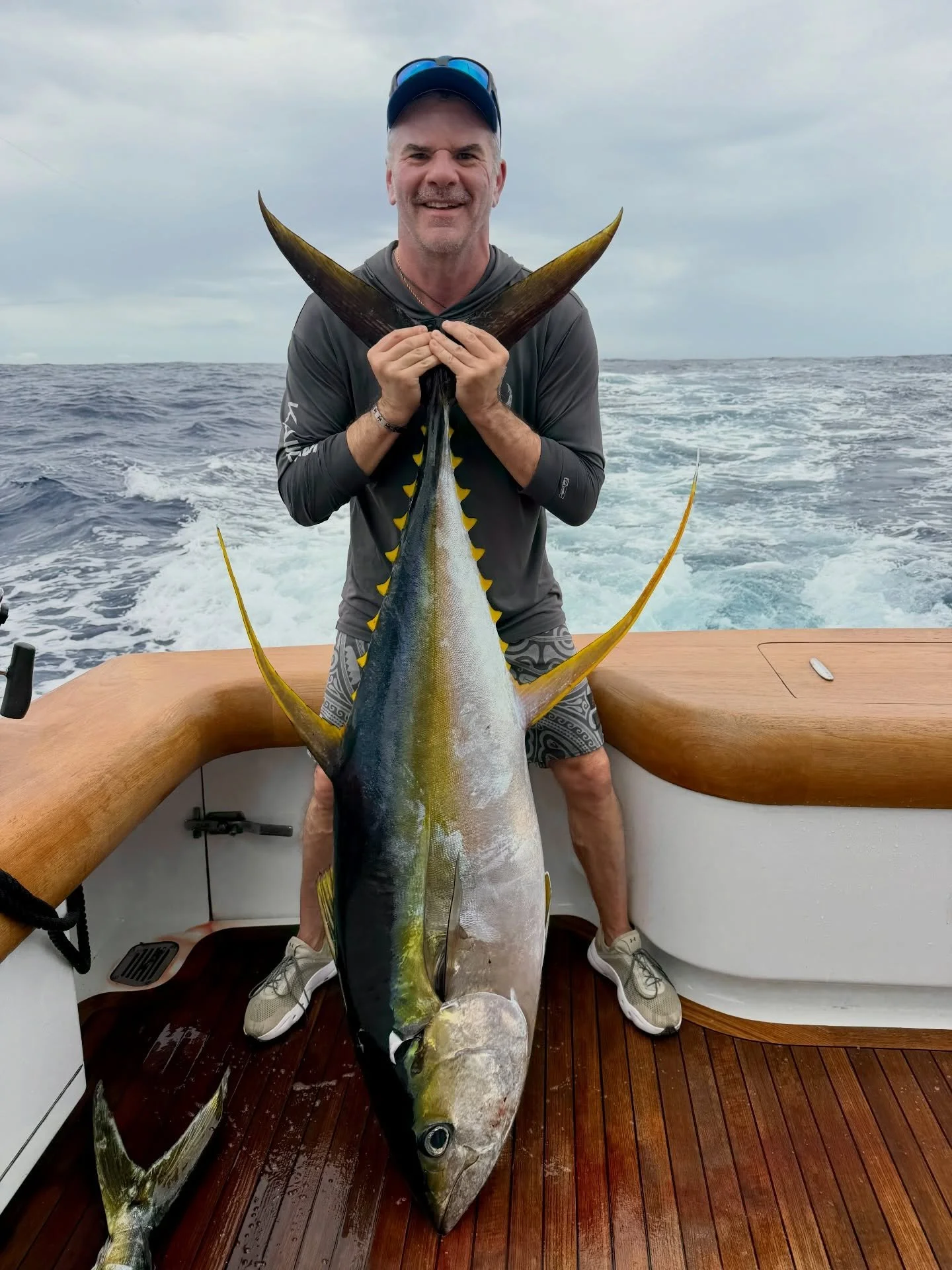 🤩 What a nice welcome back for Grady! Ahi, mahi, ono, 2 spearfish, and a stripey! In the groove&hellip;.
.
.
📸 @fishergal808 
.
.
#marlinmagic #pelagic #biggamefishing #sportfishing #welcomeback