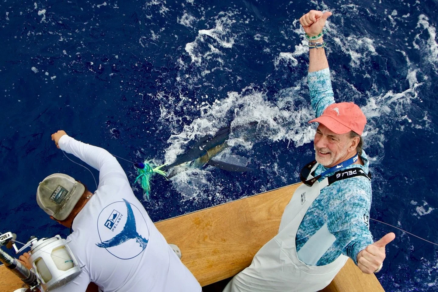 Celebrating 7️⃣0️⃣🥳 with a birthday spearfish! Happy Birthday Billy! Congrats!
.
.
📸 @fishergal808 
.
.
#marlinmagic #sportfishing #birthdayfish #allsmileshere #spearfish
