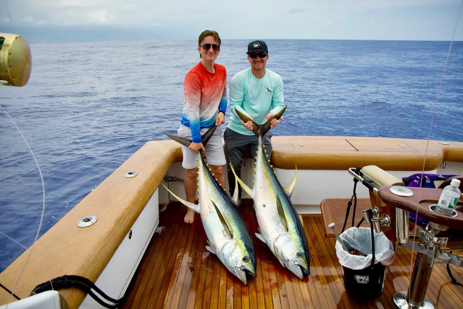 Father-son fishing at its best! Action packed day as Alvin and Lane scored double ahi, double spearfish, blue marlin and a mahi! Way to go guys!
.
.
📸 @fishergal808 
.
.
#marlinmagic #sportfishing #fathersonfishing #familyfishing #pelagic