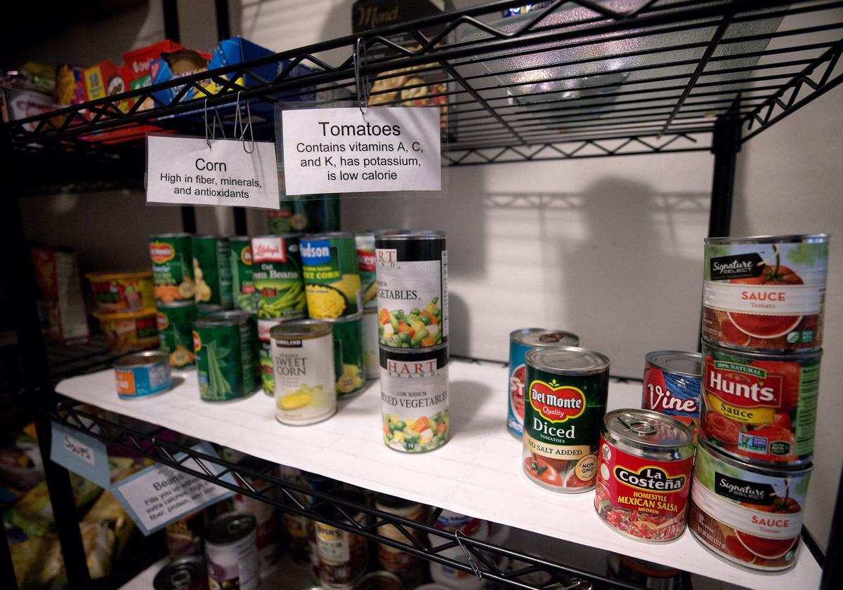  All the residents at Miracle Square, 2601 N Oracle Rd., can take some items from the food pantry on the 3rd and 4th Monday of each month. Miracle Square helps adults with disabilities and the elderly to live independently. September 26, 2019.  Mamta
