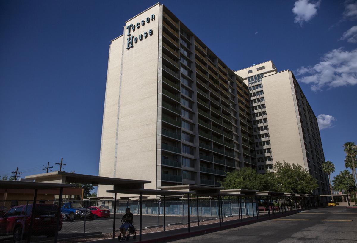People living at the Tucson House — once a luxury hotel and now one of the city’s largest public housing units — say dealers and prostitutes often roam the hallways and stairwells. Josh Galemore / Arizona Daily Star