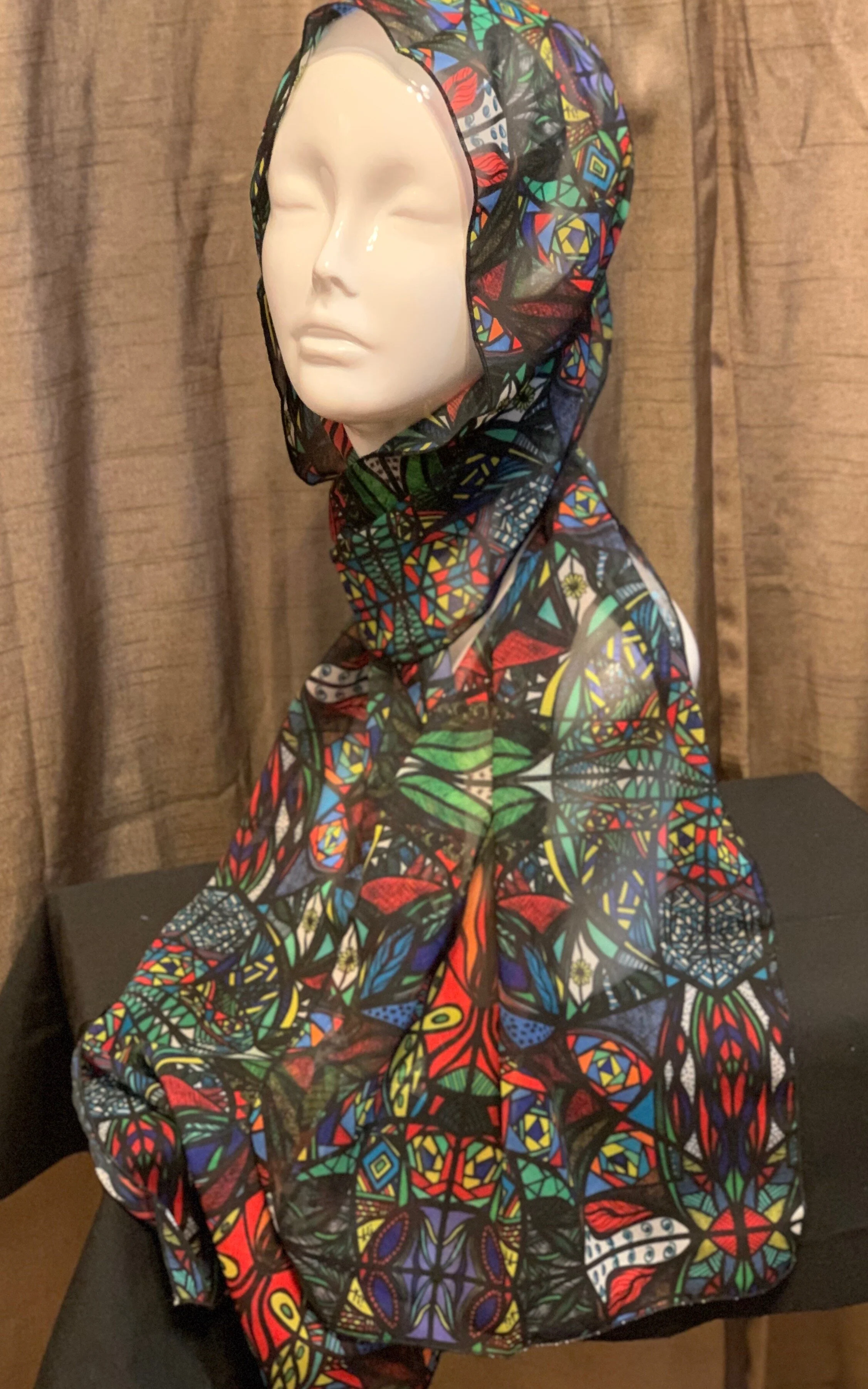 # 37 Original Bright Colors  — Chiffon Scarf