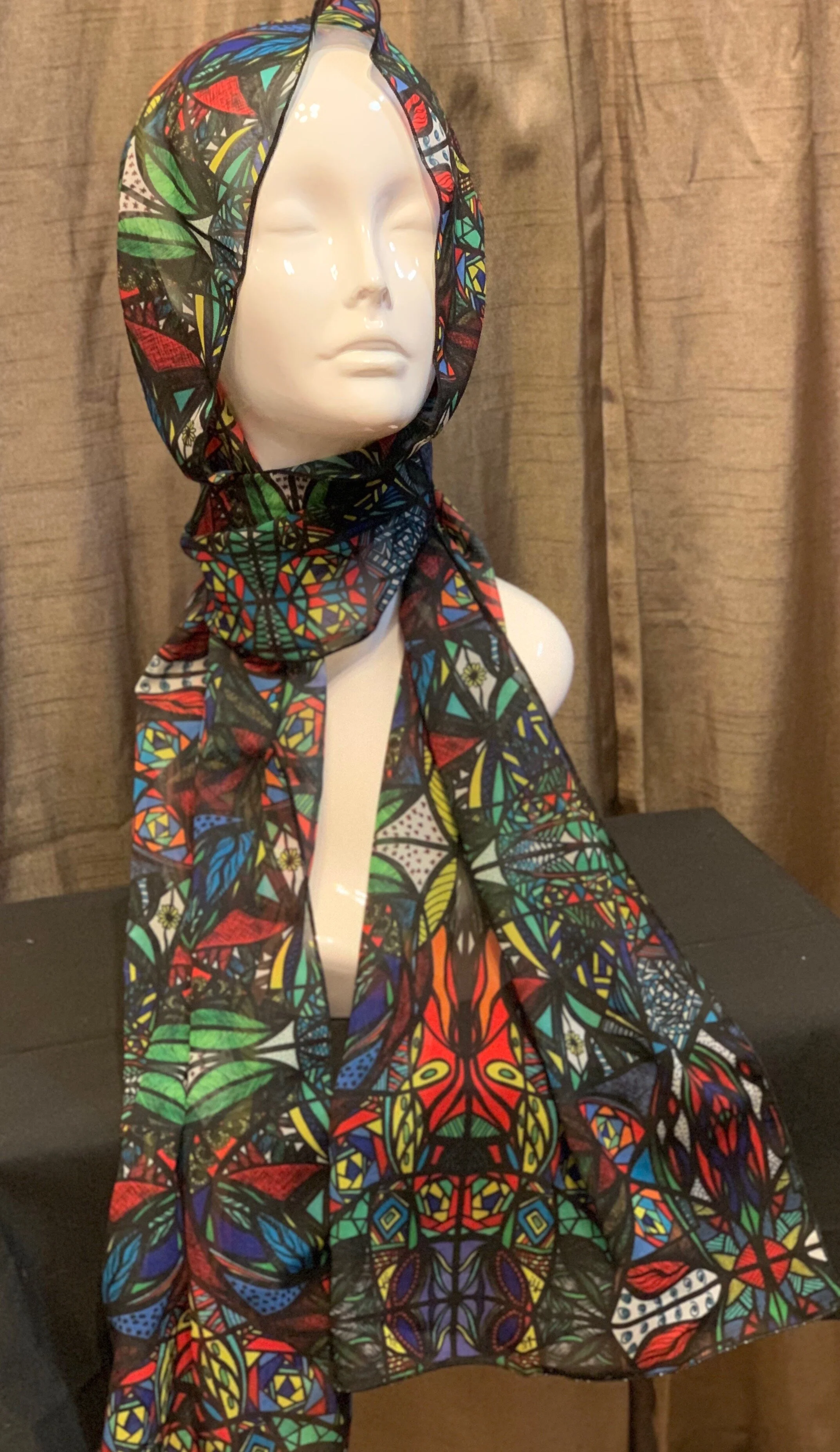 # 37 Original Bright Colors  — Chiffon Scarf