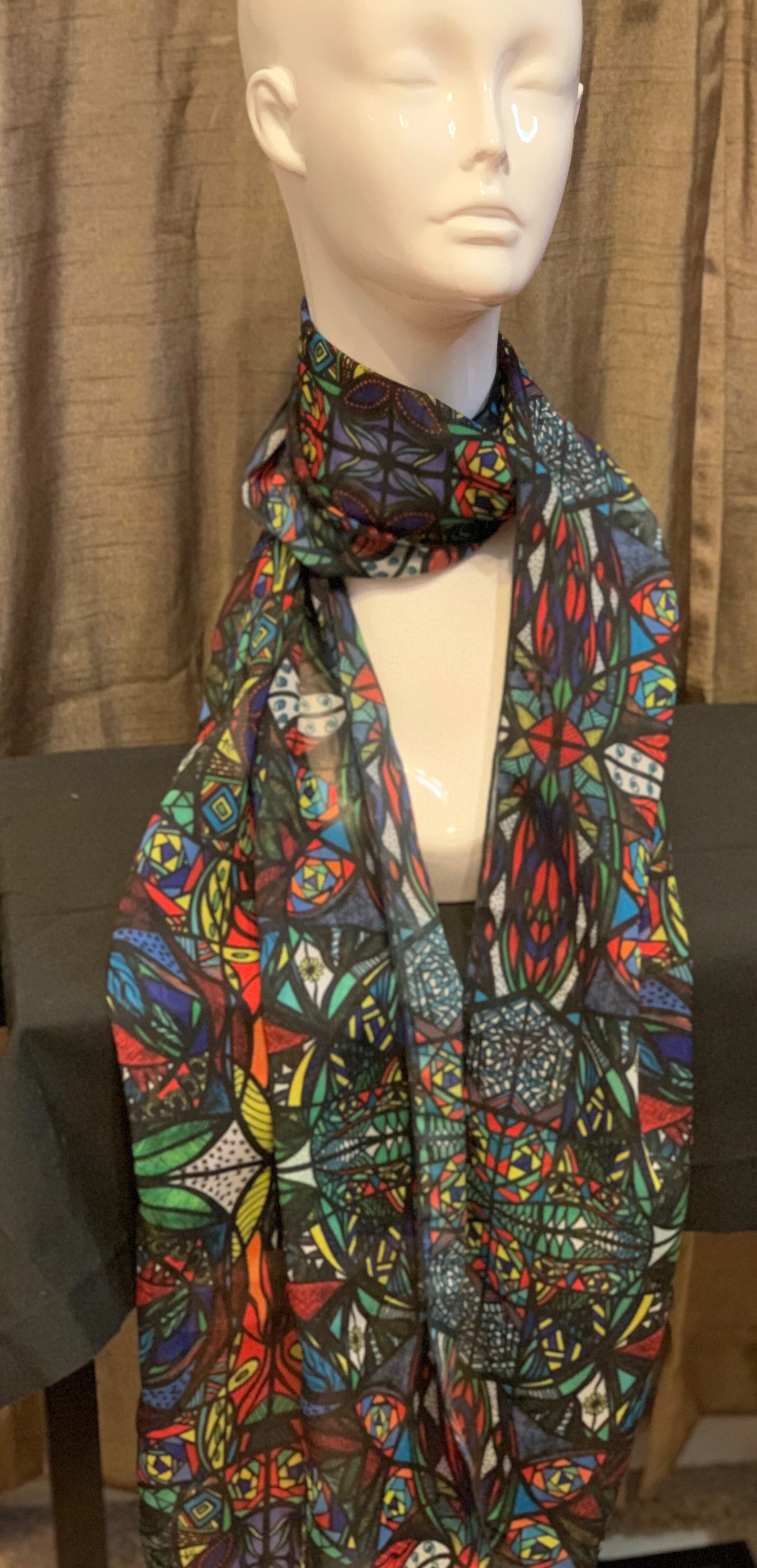 # 37 Original Bright Colors  — Chiffon Scarf