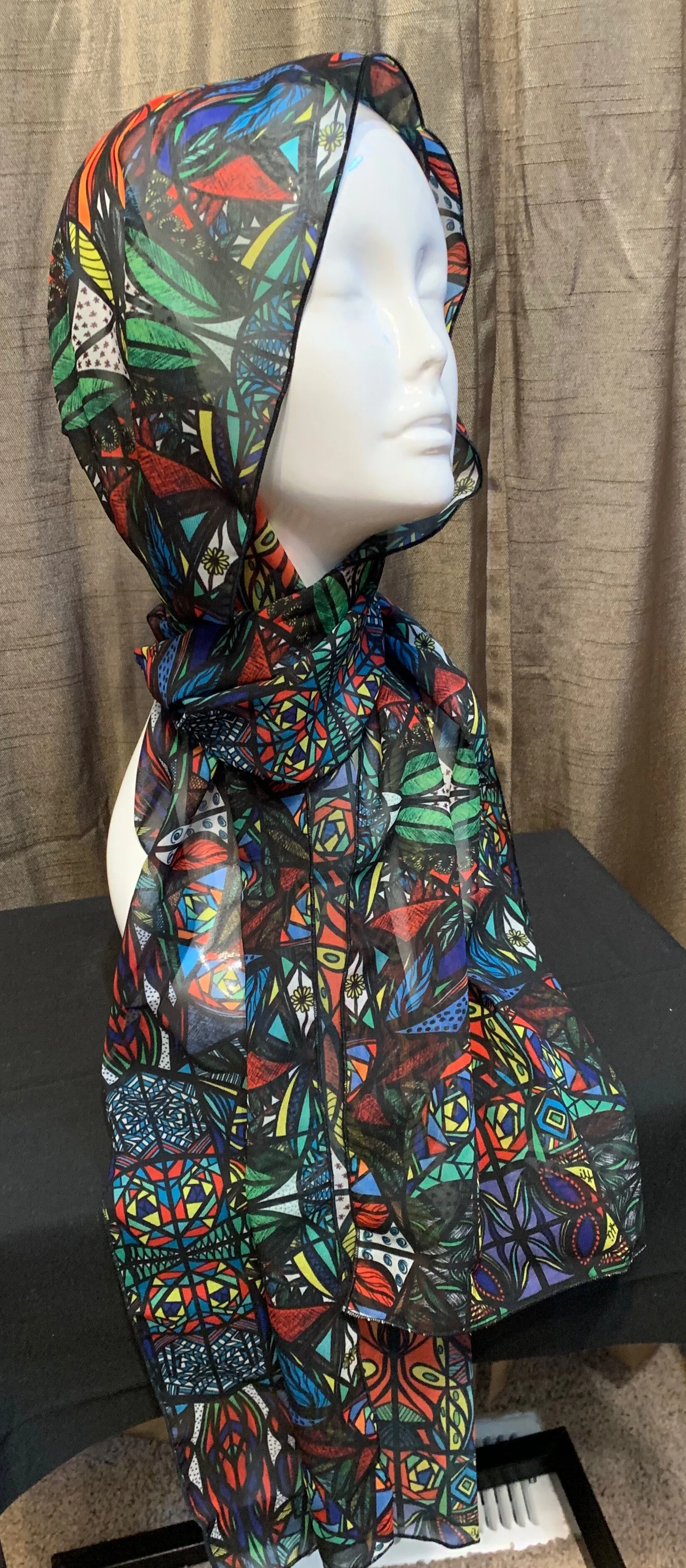 # 37 Original Bright Colors  — Chiffon Scarf