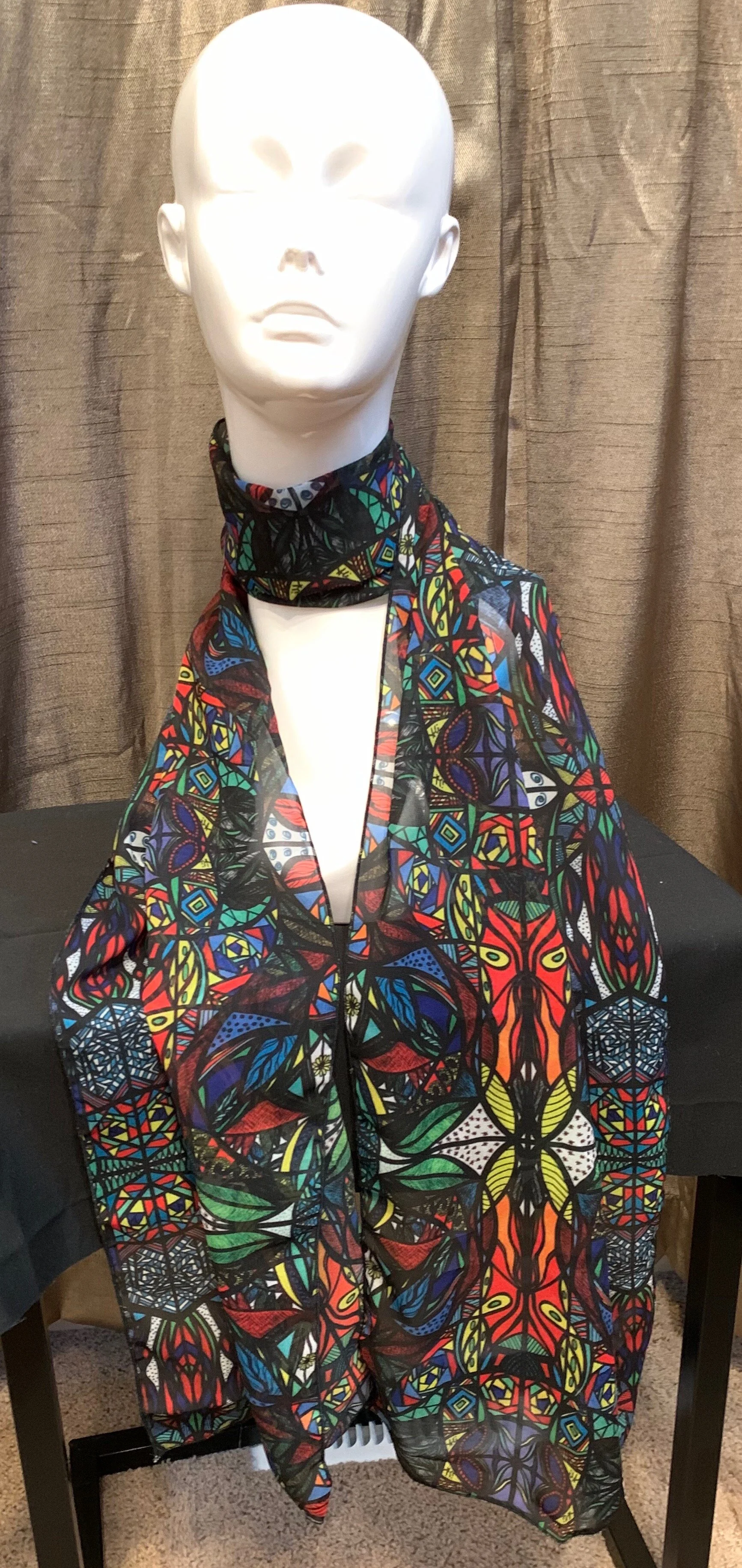 # 37 Original Bright Colors  — Chiffon Scarf