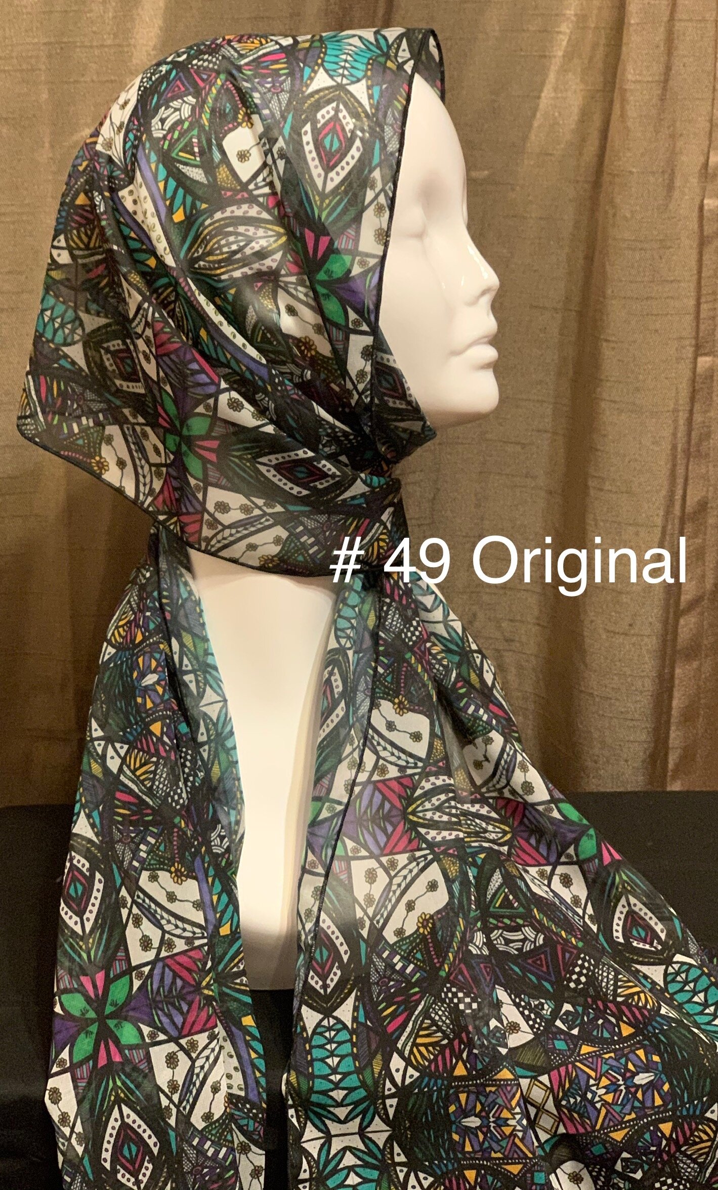 # 49 Original Bright Colors  — Chiffon Scarf