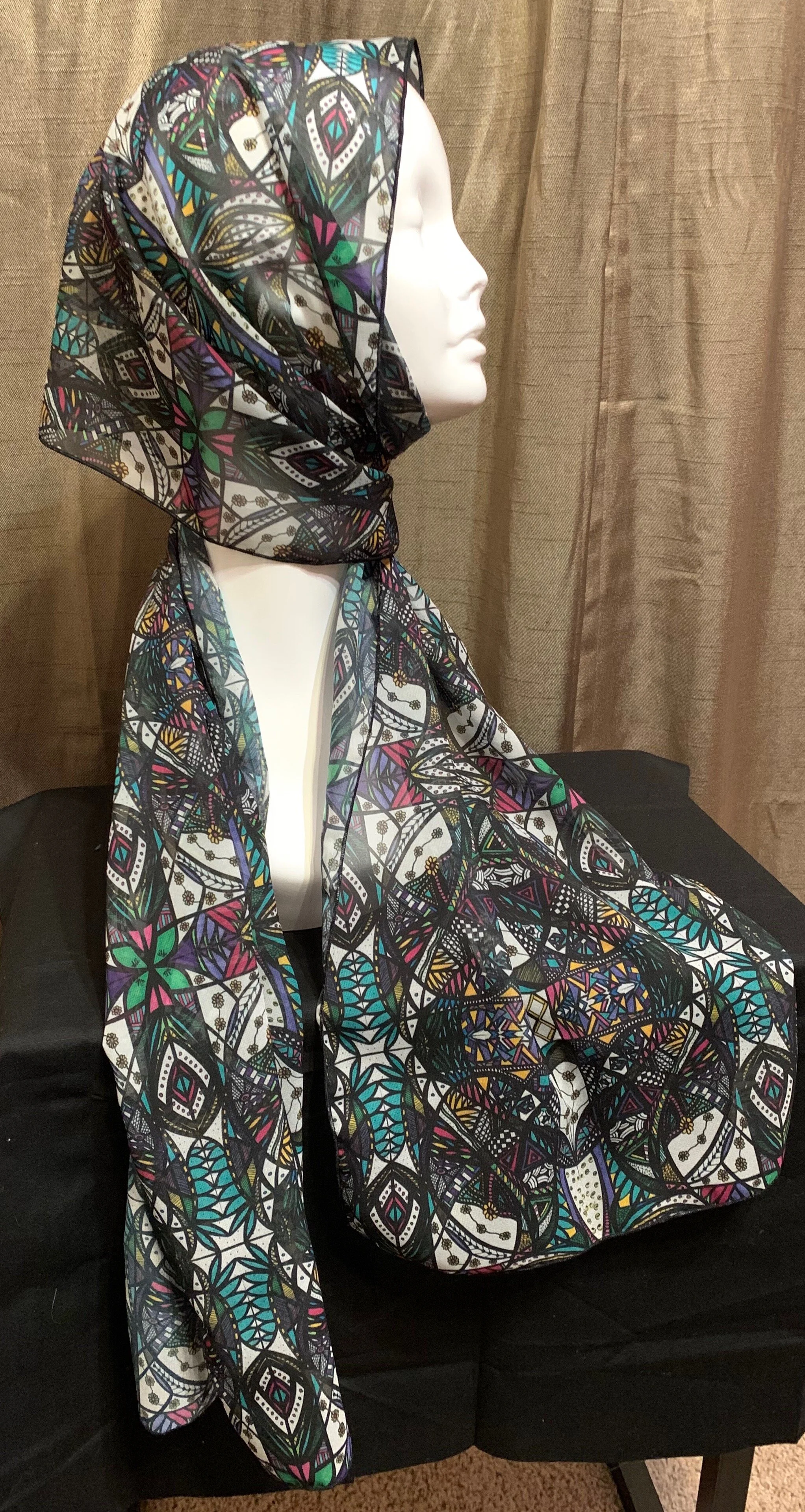 # 49 Original Bright Colors  — Chiffon Scarf