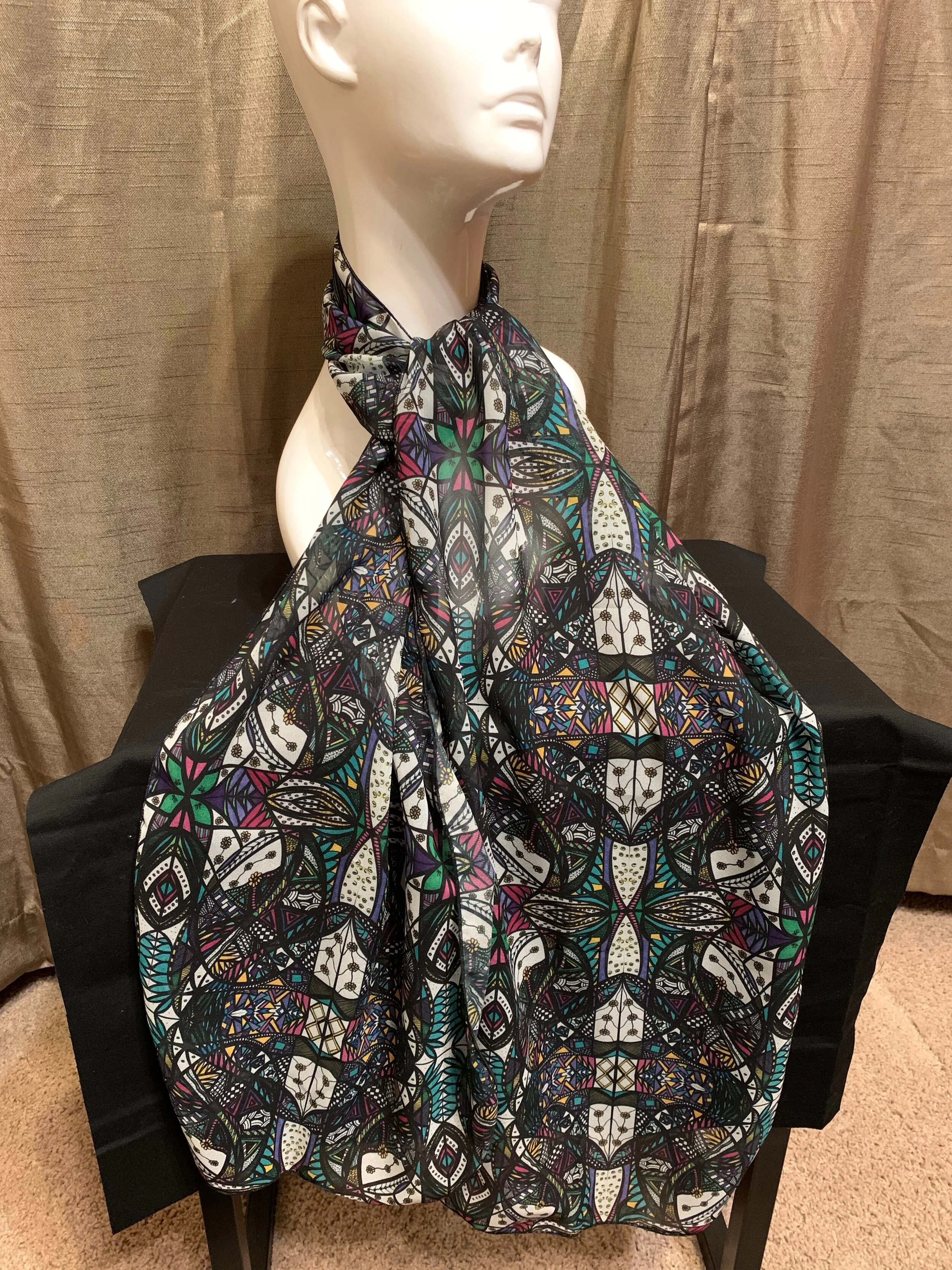 # 49 Original Bright Colors  — Chiffon Scarf