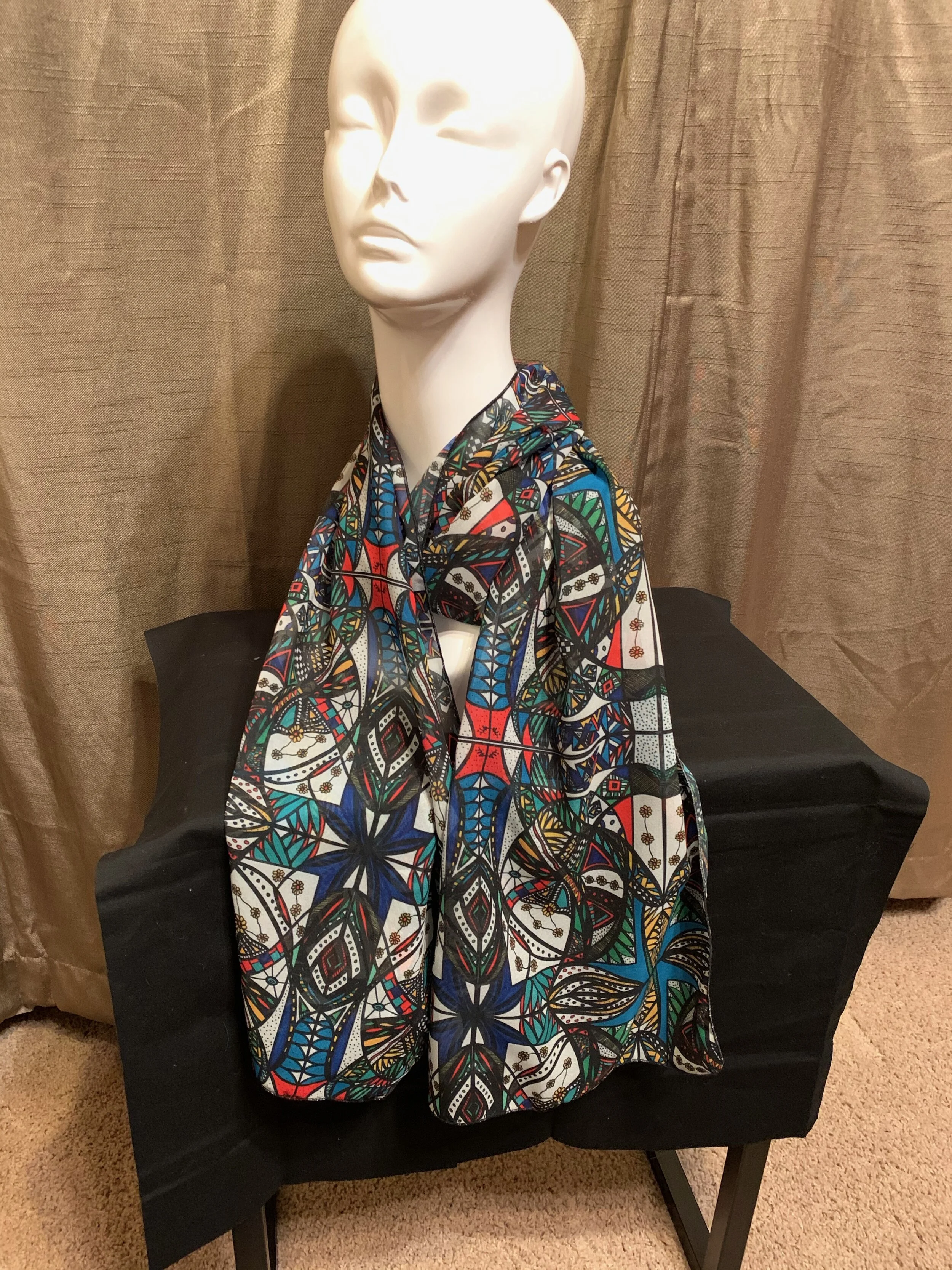 # 51 Original Bright Colors  — Chiffon Scarf