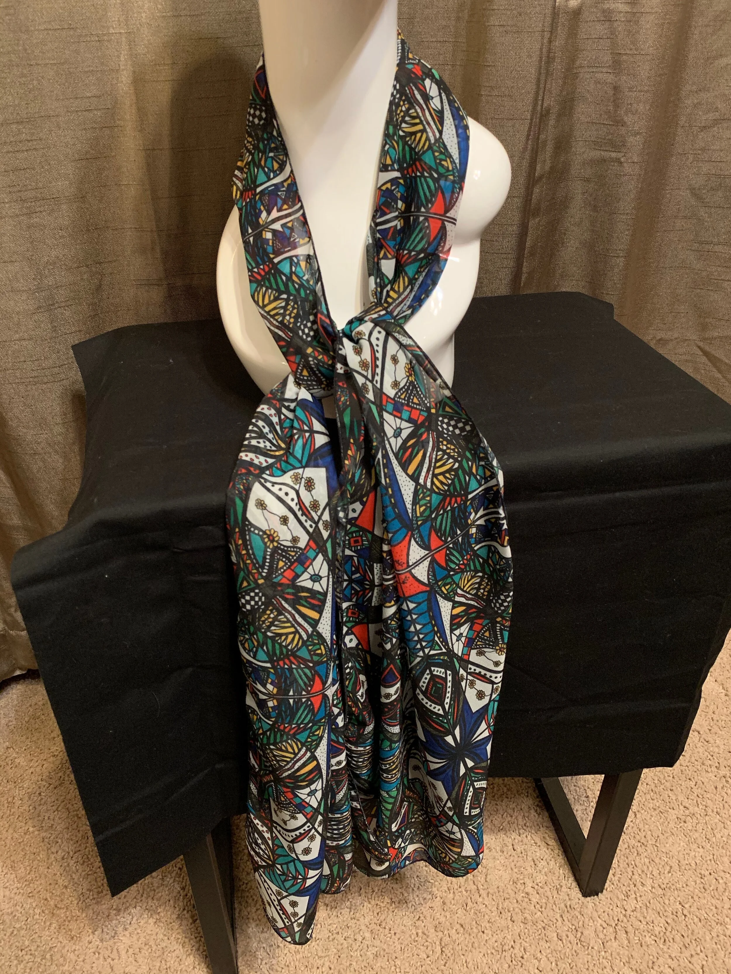 # 51 Original Bright Colors  — Chiffon Scarf