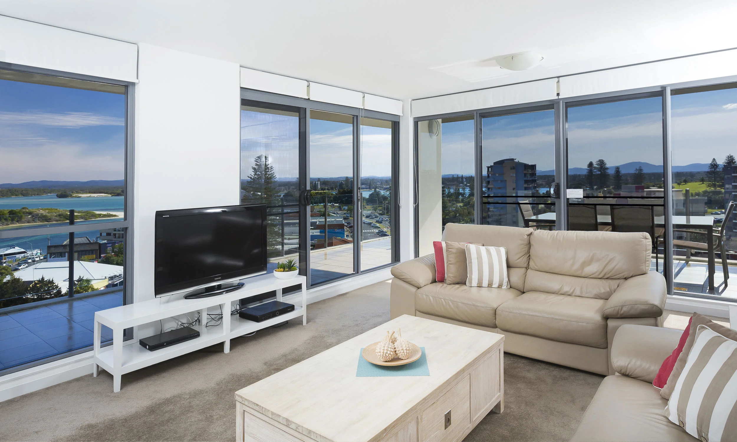 Enjoy superior views of Forster — Sevan Apartments Luxury Holiday in Forster NSW