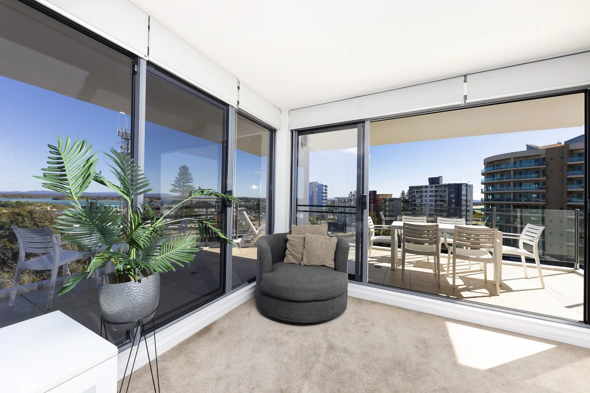 Enjoy superior views of Forster — Sevan Apartments Luxury Holiday