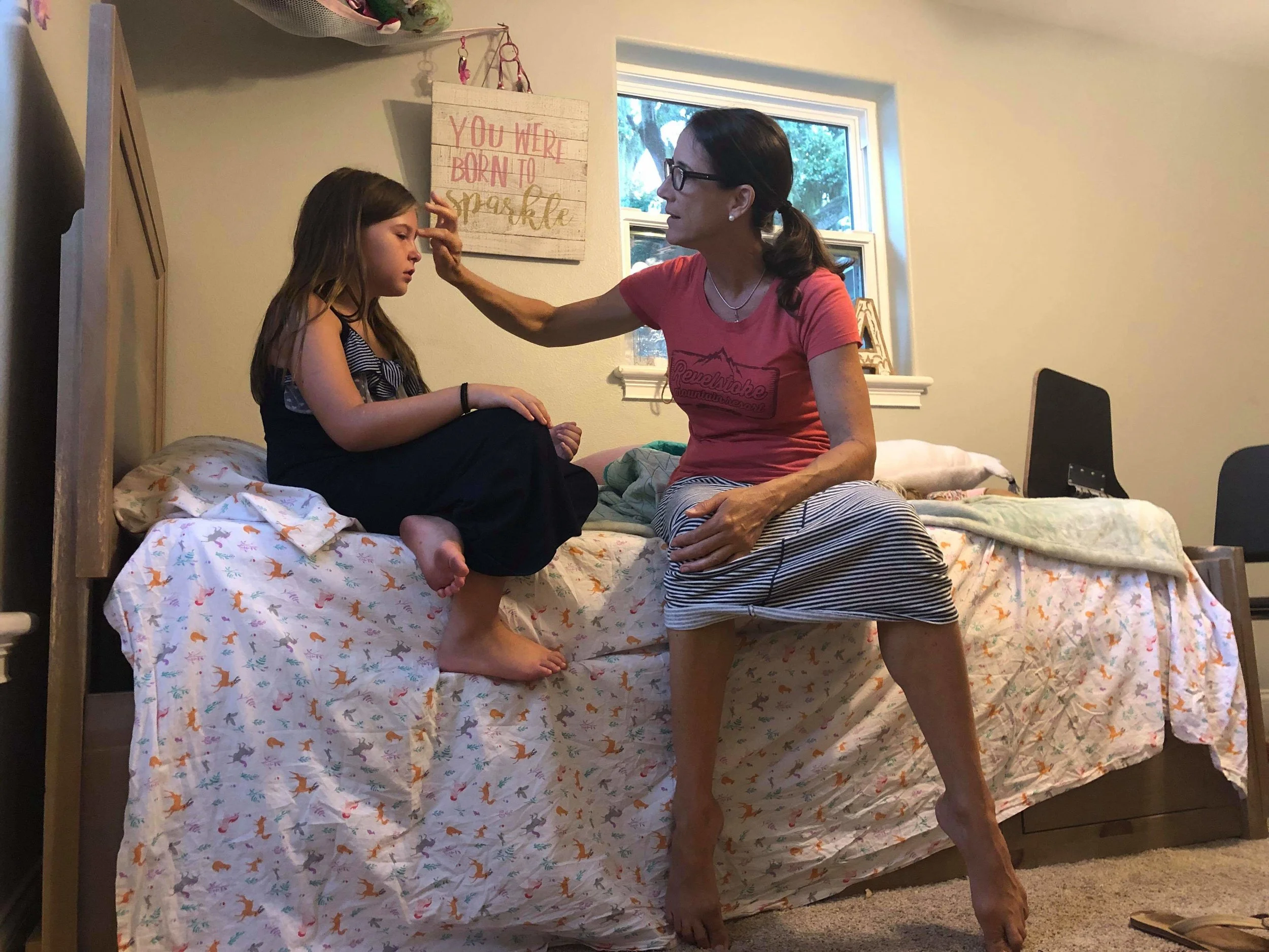Here I am working with my delightful client.