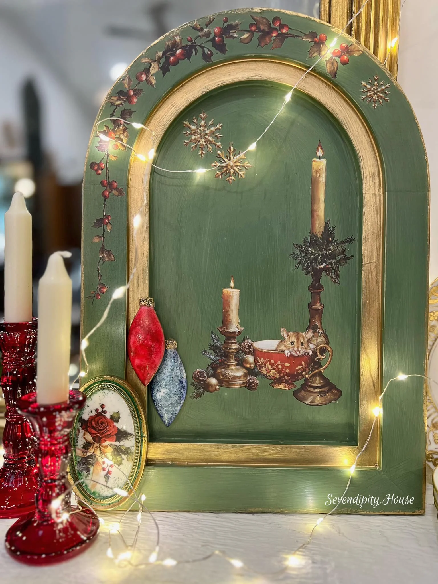 Texas In-Laws IOD Decor Transfer Kitschy Christmas (pad of 8 8"x12" sheets) by Iron Orchid Designs