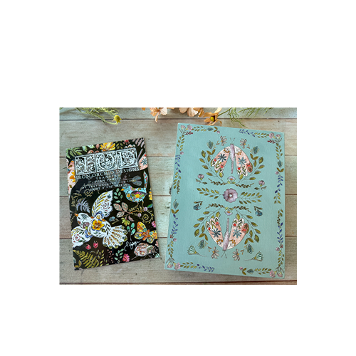 Texas In-Laws IOD Fern Fables Decor Transfer (pad of 8 8"x12" sheets) by Iron Orchid Designs
