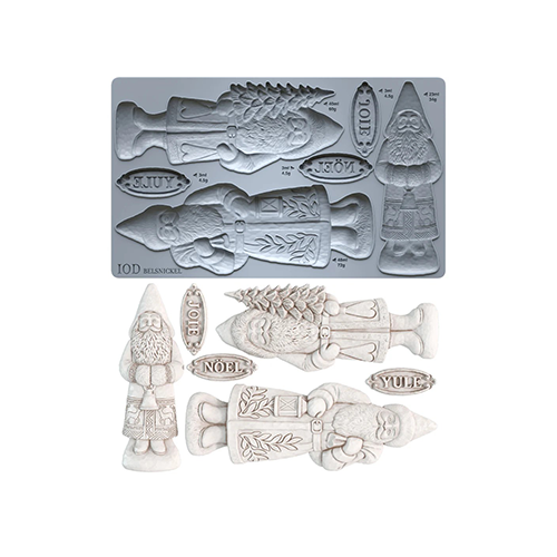 Texas In-Laws IOD Belsnickel Decor Mould 6"x10" by Iron Orchid Designs