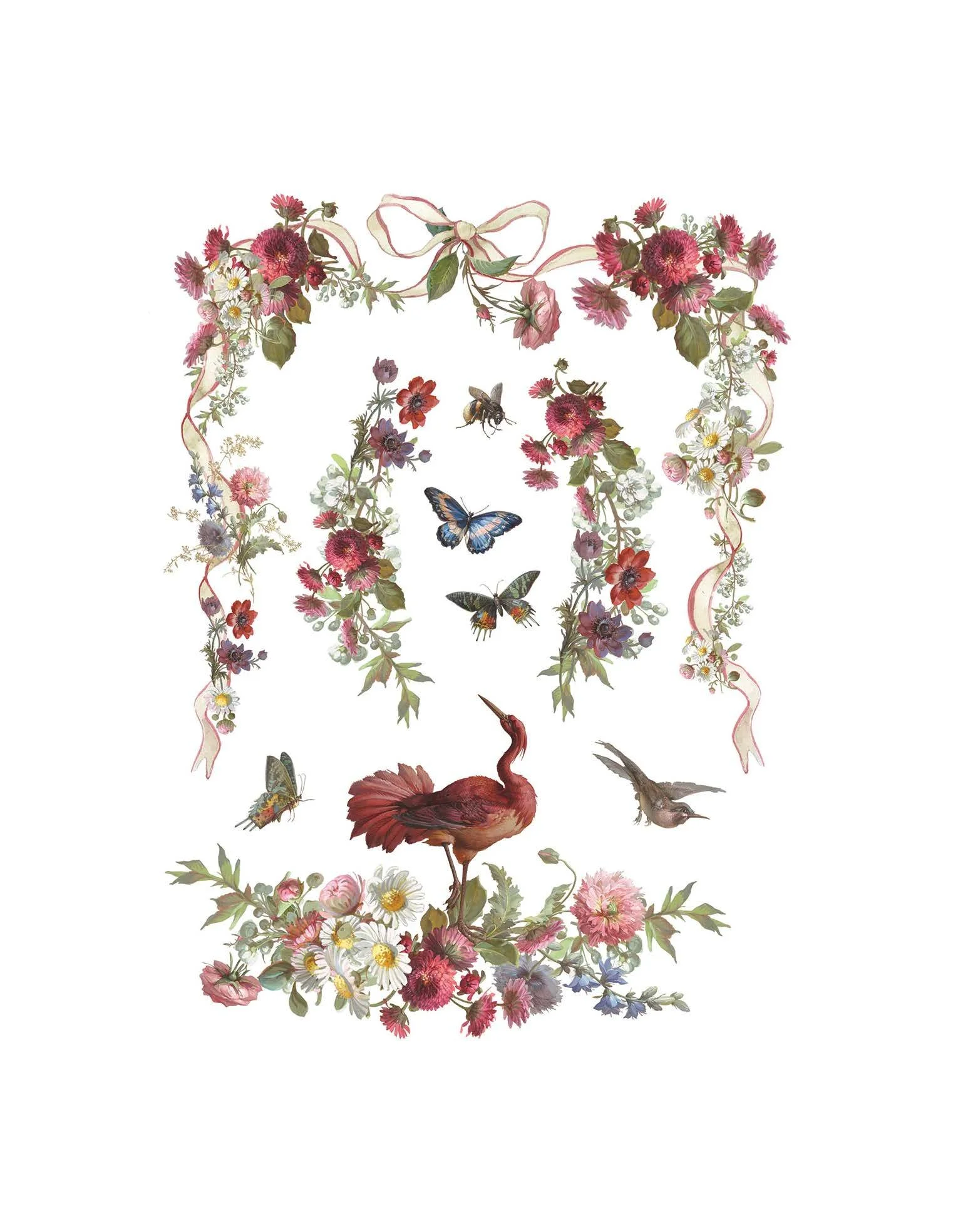 IOD Madeleine Decor Transfer (pad of 8 12"x16" sheets) by Iron Orchid Designs