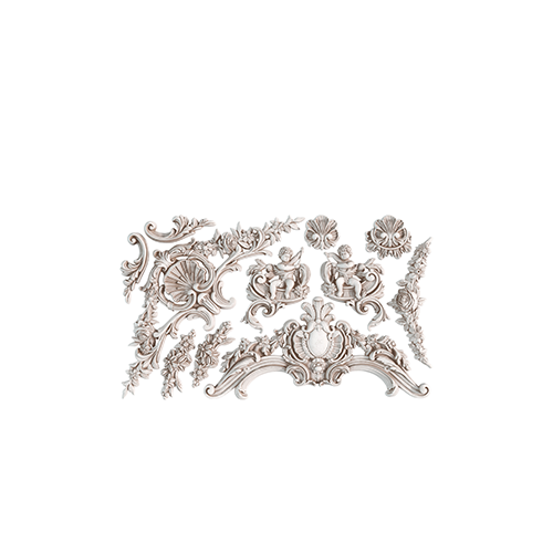 Texas In-Laws IOD Cadré Decor Mould 6"x10" by Iron Orchid Designs