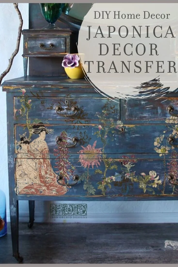 Texas In-Laws IOD Decor Transfer Japonica 24 x 33 Texas In-Laws IOD Decor Transfer Japonica 24 x 33