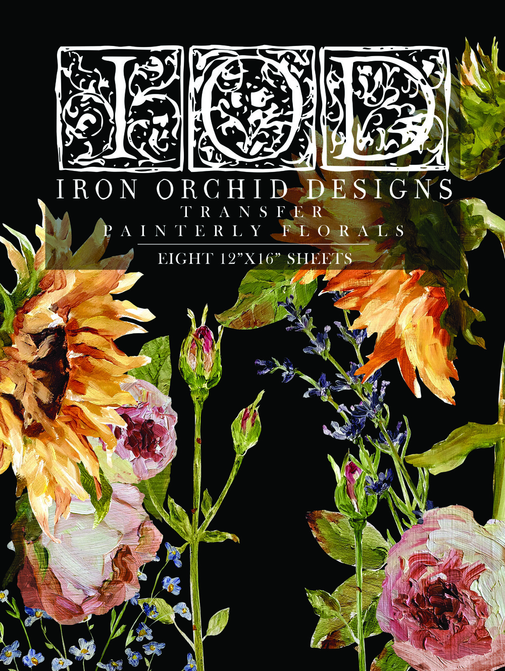 Ephemeral Melange - IOD Decor Transfer - Sonnet's Garden Blooms -   Creator - DIY for Home Decor