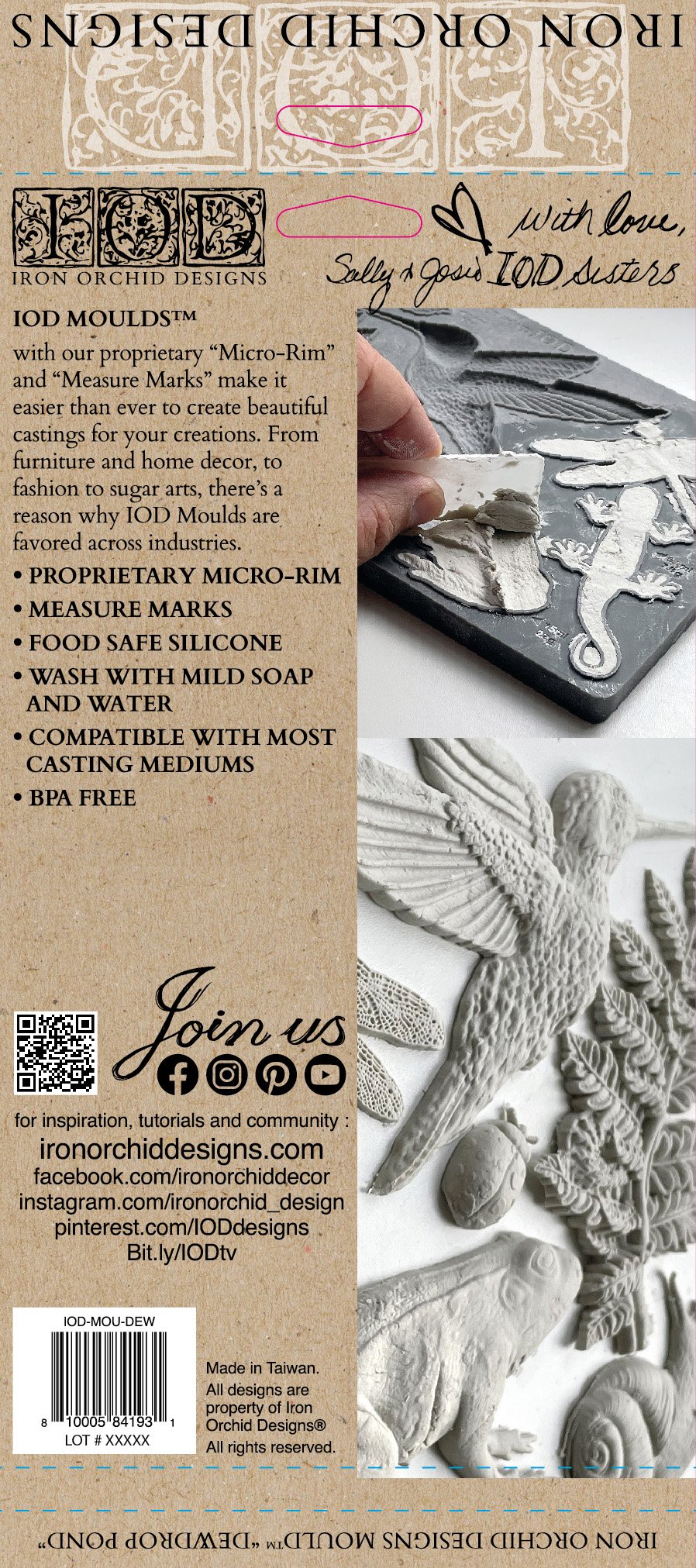 Air Dry Clay IOD Iron Orchid Designs mold. For use in moulds mold home  decor and furniture DIY projects