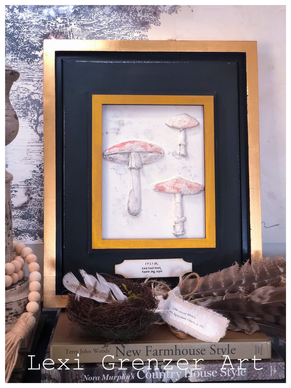 IOD Decor Mould Toadstool 6x10 by Iron Orchid Designs — Texas In-Laws