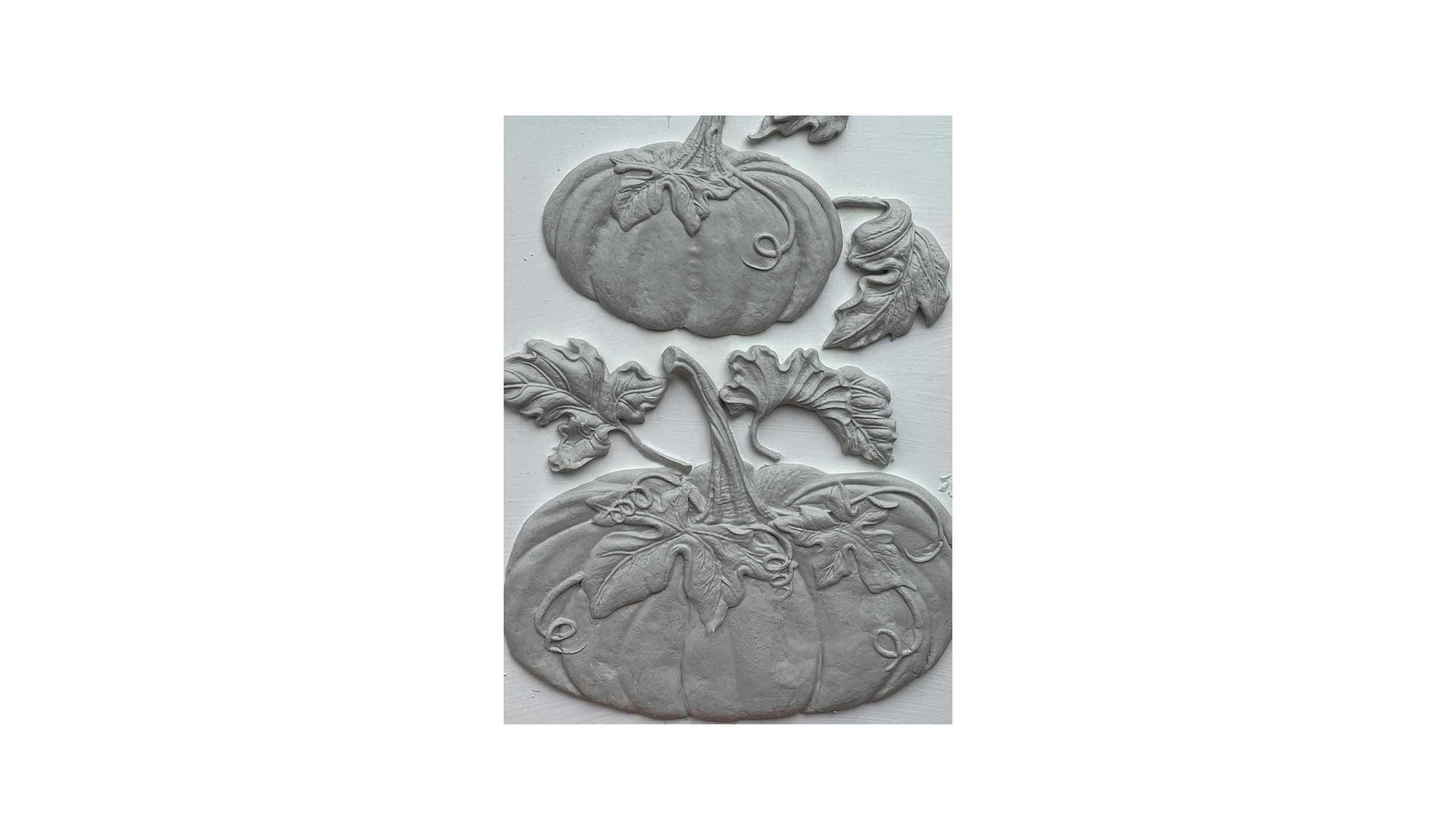 Texas In-Laws IOD Decor Mould Hello Pumpkin 6"x10" by Iron Orchid Designs