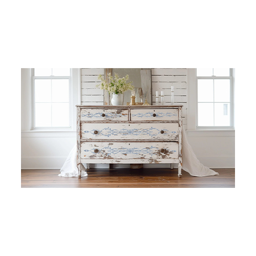 Texas In-Laws IOD TROMP L' OEIL BLEU PAINT INLAY 12×16 PAD BY IRON ORCHID DESIGNS