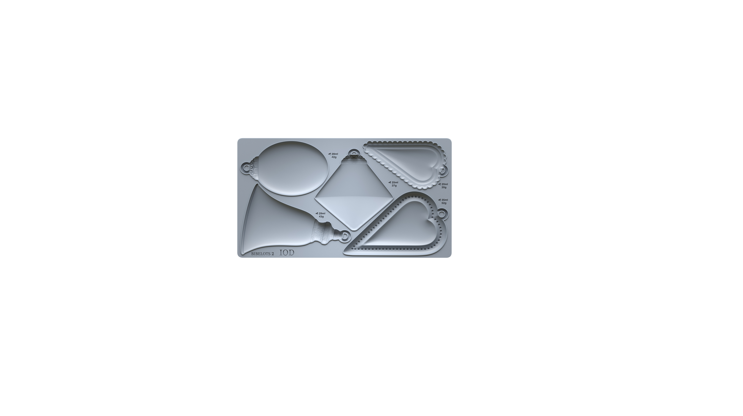 Texas In-Laws IOD Decor Bibelots 2 Mould 6"x10" by Iron Orchid Designs