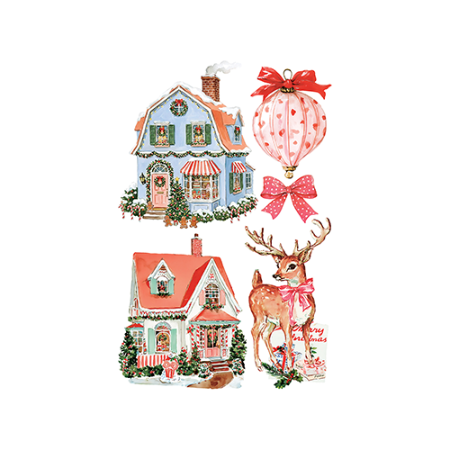 Texas In-Laws IOD Darling Holiday Decor Transfer (pad of 8 12"x16" sheets) by Iron Orchid Designs