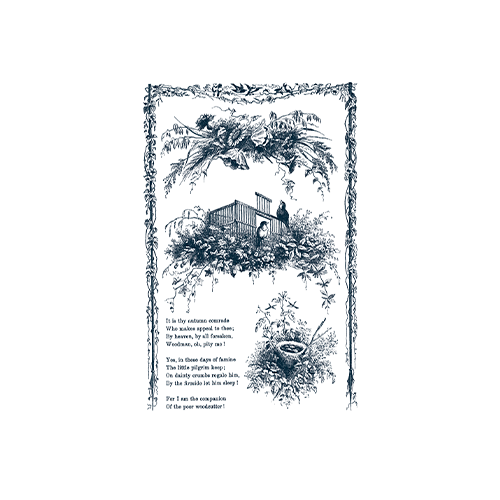 Texas In-Laws IOD LITTLE LARK PAINT INLAY 8x12 (8 SHEET) PAD BY IRON ORCHID DESIGNS