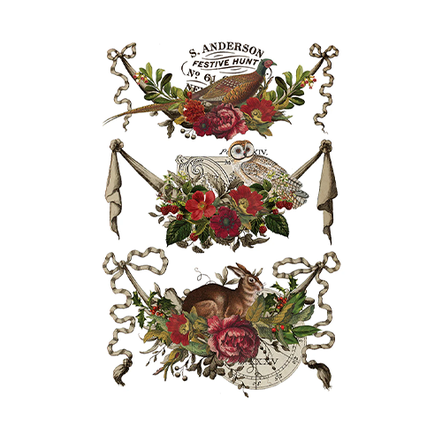 Texas In-Laws IOD Stag Tavern Decor Transfer 8 Pages (8X12 Pad) By Iron Orchid Designs